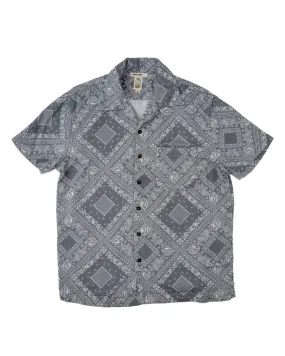 Wrench Waffle Double Gauze Shirt- Gray Bandana